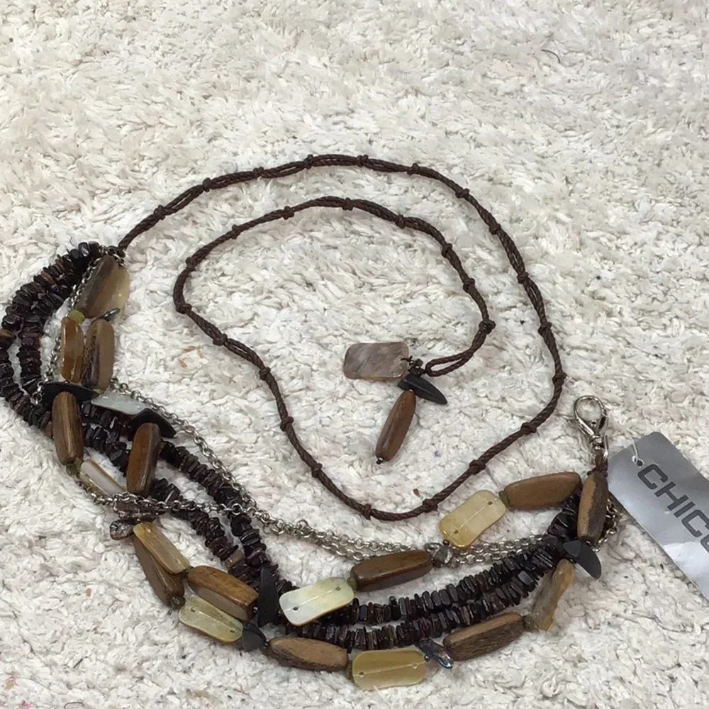 Chico’s brown Lucea slouch belt M/L NWT
